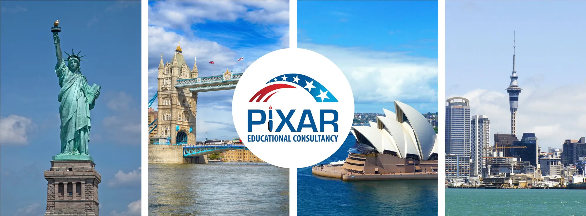 Study destinations: USA, UK, Australia and New Zealand